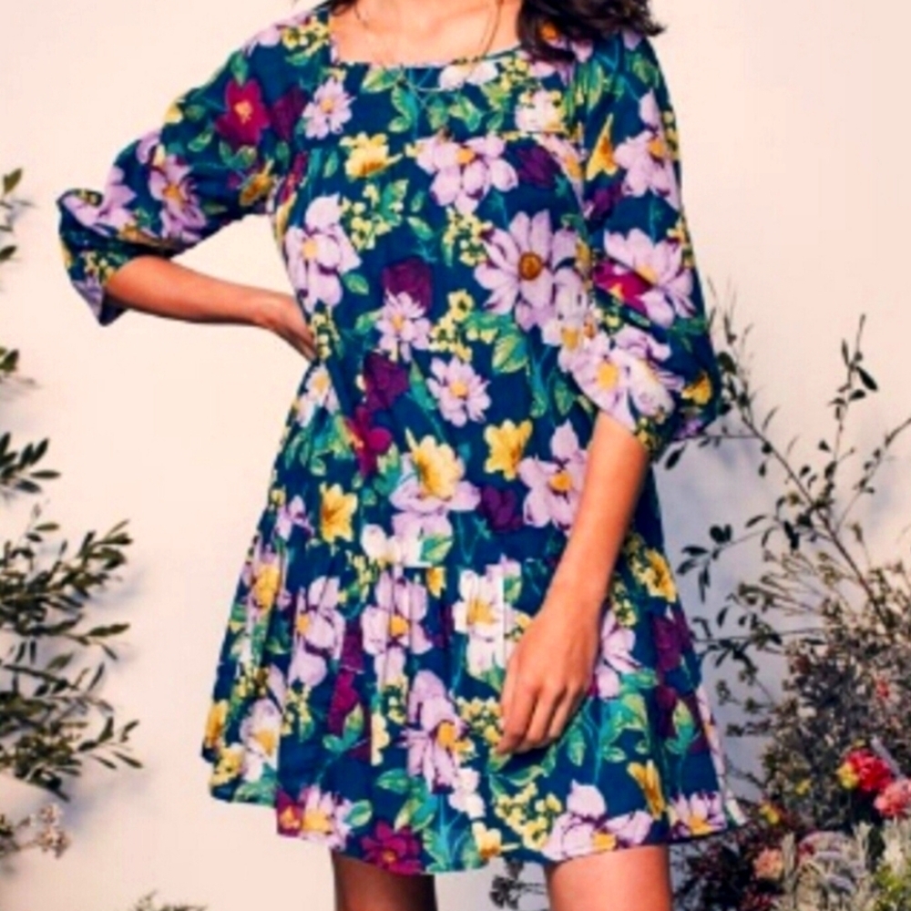 Happy Nature X Kate Hudson Floral Maxi Dress Sz Xl Perfect Condition